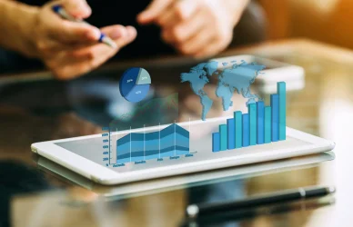 Finance professionals working in accounting firms in Saudi Arabia, KSA discussing financial reports and audit strategies